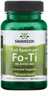 Full Spectrum Fo-Ti, 500 mg, 60 capsule, Swanson