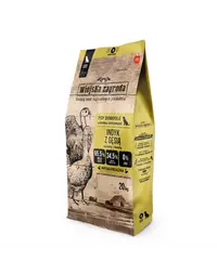 WIEJSKA ZAGRODA Curcan cu gâscă hrană pentru câini crochete M 2x20 kg
