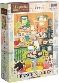Puzzle Magnolia din 1000 piese - Bucătărie portocalie