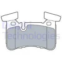 Set placute frana, frana disc DELPHI LP3516
