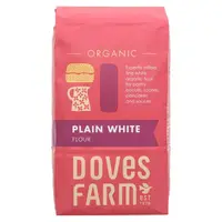 Făină de grâu albă organică, 1 kg, Doves Farm