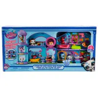 Set 4 figurine si 20 accesorii, Littlest Pet Shop, Deluxe Playset