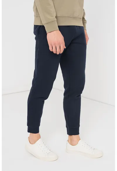 Pantaloni cu talie ajustabila - pentru antrenament - Bleumarin