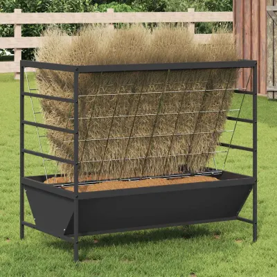 vidaXL Feeder pentru Animale Negru 100 x 60 x 90 cm 15 kg