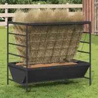vidaXL Feeder pentru Animale Negru 100 x 60 x 90 cm 15 kg