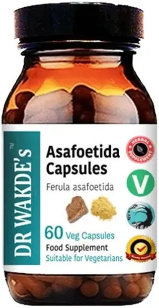 Asafetida, 60 capsule, Dr Wakde's