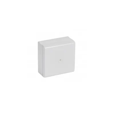 Junction box - 75x75x35 mm - pentru DLPlus Mini canal cablu - alb