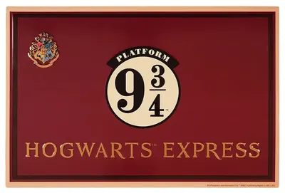 Poster din aluminiu Moriarty Art Project Movies: Harry Potter - Platform 9 3/4