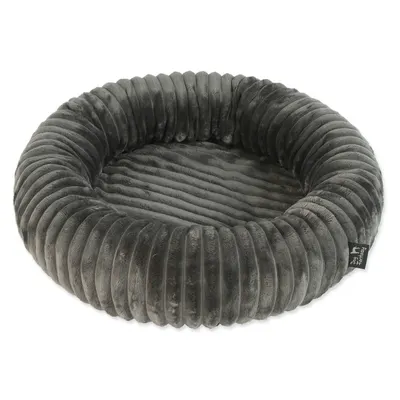 Pat pentru animale de companie gri închis pentru câini ø 40 cm Dog Fantasy Stripe – Plaček Pet Products