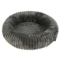 Pat pentru animale de companie gri închis pentru câini ø 70 cm Dog Fantasy Stripe – Plaček Pet Products