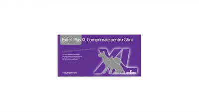 Exitel Plus XL, deparazitare interna caini, 1 tableta