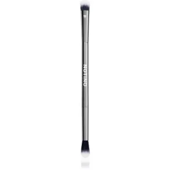 Notino Dual-End Eyeshadow Brush 501 pensula pentru fard de ochi fata-verso