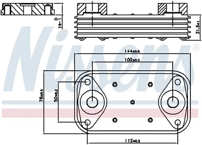 Radiator Ulei Termoflot Potrivit Iveco Daily Iii, Daily Iv, Daily V, Daily Vi, Massif; Citroen Jumper; Fiat Ducato; Peugeot Boxer; Mitsubishi Canter (fb7, Fb8, Fe7, Fe8) Vii, Canter (fe5 2.3d-3.0d 07.