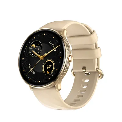 Zeblaze GTR 3 Pro Auriu Smartwatch 1.43 AMOLED, Oțel Inoxidabil, Apeluri Bluetooth Sănătate 24 7