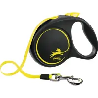 Lesa retractabila cu banda Flexi Neon L 5 m 50 kg