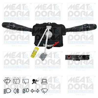 Comutator coloana directie (control computer; Indicatorii; lumini; stergatoare) potrivit CITROEN C2, C3 II; PEUGEOT 307 08.00-09.16