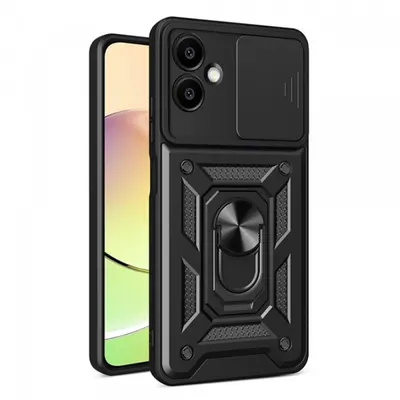 Husa pentru Samsung Galaxy A06 A065, Techsuit, CamShield, Neagra