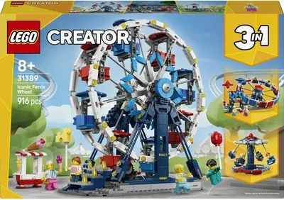 Constructor LEGO Creator 3 în 1 - Roată Ferris emblematică (31389)