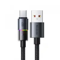 Cablu Date si Incarcare USB-A - USB-C McDodo CA-8180 Colorful, 66W, 1.2m, Negru