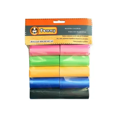 Saci igenici color Yommy 10 role/15 buc