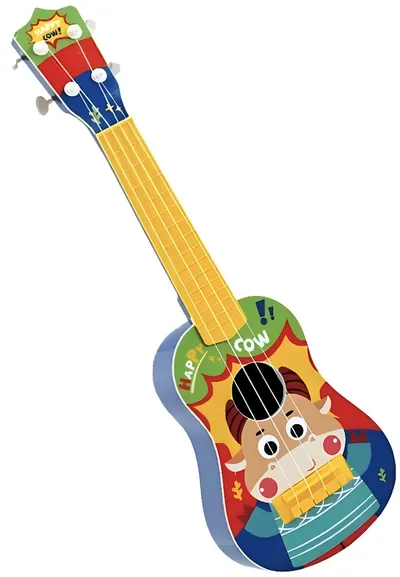 Chitară pentru copii Sonne - HybridBass, cu sunet realist, 57 cm