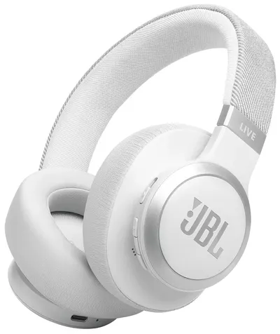 Căști wireless JBL - Live 770NC, ANC, alb