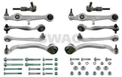 Set reparatie brate puntea fata SWAG pentru AUDI A4 B6, A4 B7, A6 C5 1.6-3.0 11.00-06.09