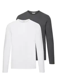 Bluza barbati Move set de 2 perechi alb - gri - Alb