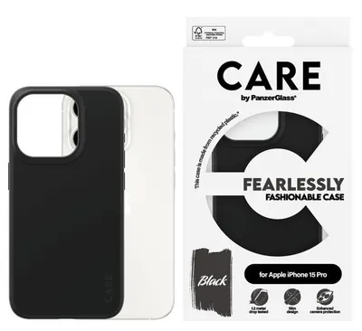 Husa CARE - Fashionable, iPhone 15 Pro, negru