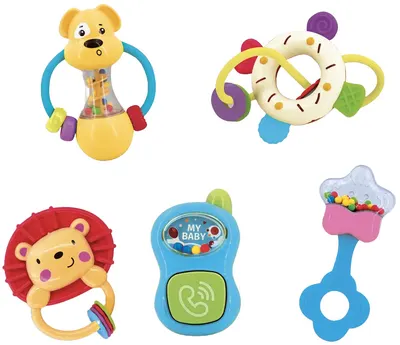 Set de jucării pentru bebeluși Lisciani Giochi Carotina Baby - 5 buc