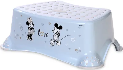 Treapta pentru baie Lorelli - Mickey Love, albastru deschis