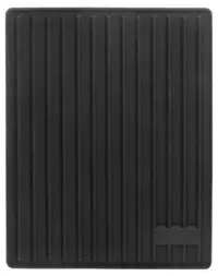 Suport din silicon pentru vase fierbinți Mustang - 27.5 x 35.3 cm, negru