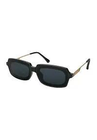 Ochelari de soare dreptunghiulari Maria - Negru/Bronz