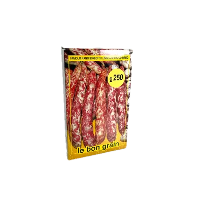 Seminte fasole urcatoare pestrita Borlotto 250 gr, Le Bon Grain - Default Title