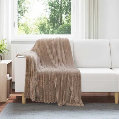 vidaXL Pături de aruncat 6 buc. Culoare Cămilă 150 x 130 cm 2.85 kg