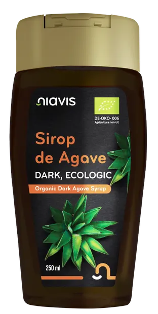 Sirop de agave dark Bio, 250ml, Niavis