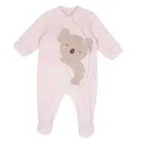 Salopeta bebelusi Chicco din velur, Roz, 02912-65MFCI