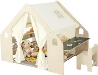 Căsuță de joacă din lemn 6 în 1 Ginger Home - Cu accesorii