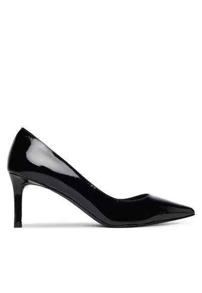 Pantofi dama - tocuri - piele naturala - negru