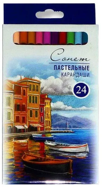Creioane pastel SONNET NEVSKAYA PALETTE - 24 de culori
