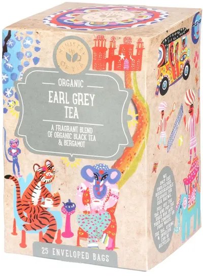 Ceai organic Earl Grey, 25 de pliculețe, Ministry of Tea