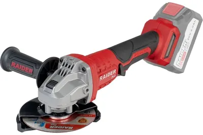 Polizor unghiular fără fir fără perii Raider - R20, RDP-PBAG20, 20 V, 125 mm, Solo