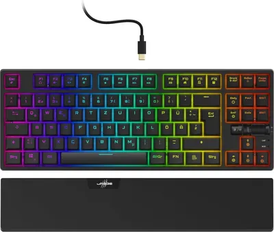Tastatură mecanică Hama - uRage Exodus 860, Outemu Blue, neagră