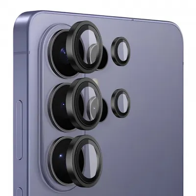Folie de protectie Camera Spate Blueo pentru Samsung Galaxy S26 Ultra S948, Sticla Securizata, Neagra