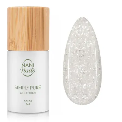 NaniNails Simly Pure unghii cu gel folosind UV / lampă cu LED culoare Moonbeam 5 ml