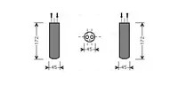 Uscator aer conditionat potrivit MAZDA 2, 3, 5 1.3-2.3 10.03-06.15