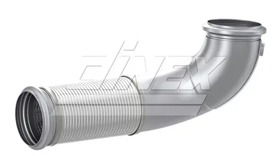 Racord evacuare (diametru:127mm 147mm, lungime:555mm) potrivit VOLVO potrivit VOLVO FM, FM II D11C410-D11K450 09.05