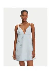 Rochie din denim - albastru