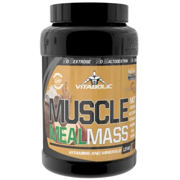 Muscle Meal Mass 1 cu aroma de ciocolata, 500g, Vitabolic