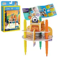 3D Puzzle Cubic Fun din 13 piese- Desenarea robotului